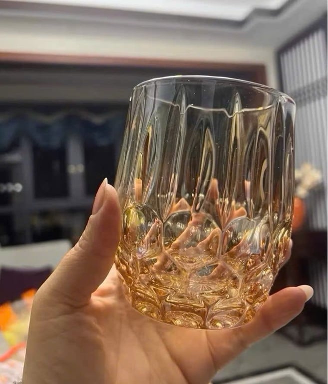 SET 6 LY THUỶ TINH MÀU HỔ PHÁCH 300ml