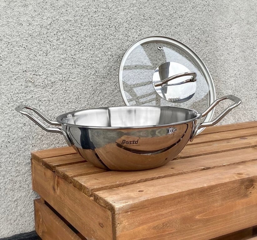 Nồi hải sản sâu lòng kèm nắp Bossd sz 20-24cm