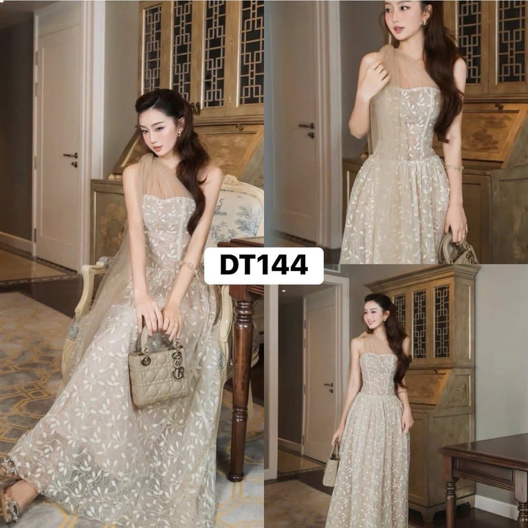 Váy ngắn 2 dây Chou