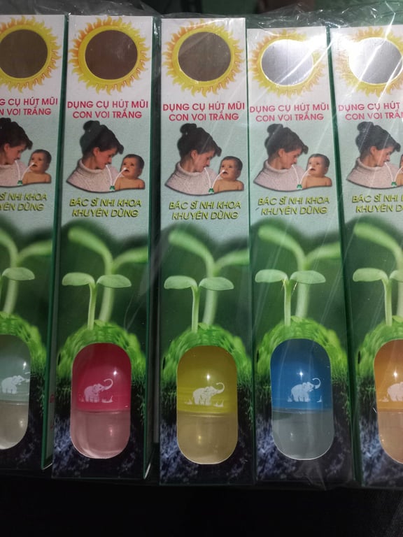 Hút mũi con voi trắng minh khôi lốc /10 cây