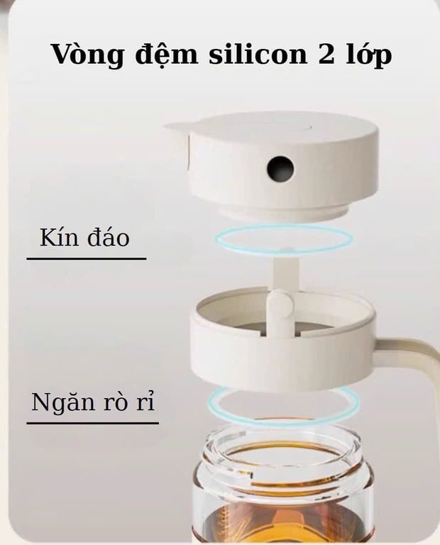 Bình đựng và rót dầu thủy tinh xuất Nhật GHA904 500ml