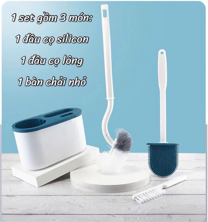 SET CỌ VỆ SINH 3 IN 1