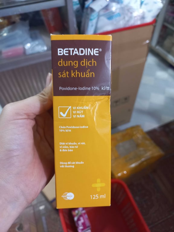 Betadin vàng 125ml