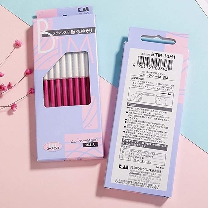 Set 10 Dao Cạo Lông Mày Nhật Bản kai