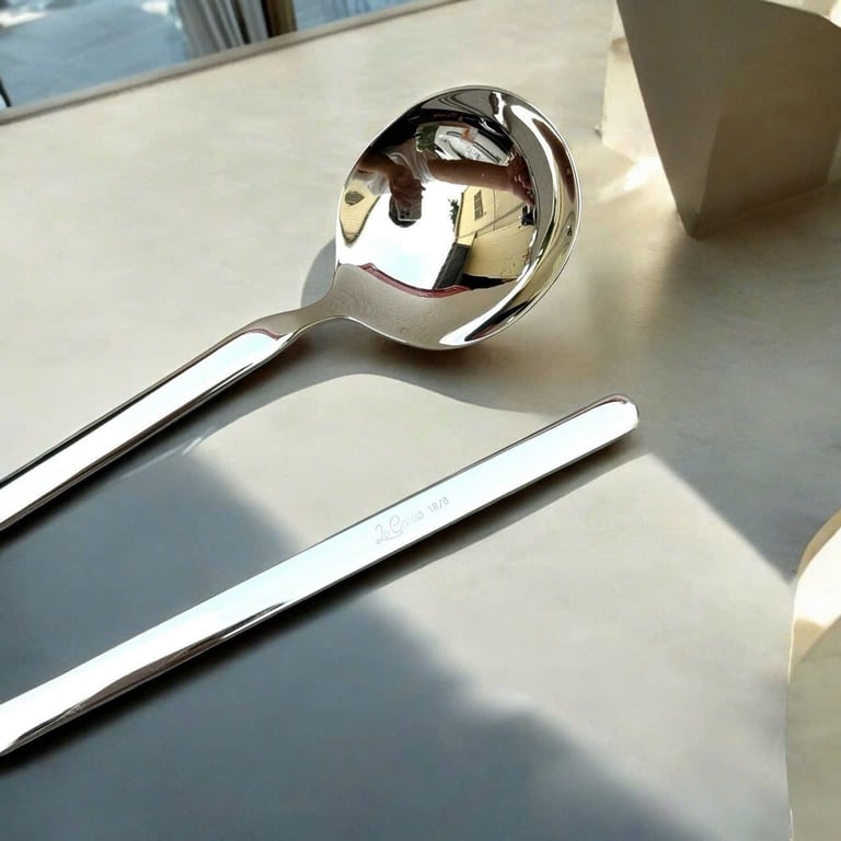 Bộ thìa dĩa hoa quả inox 304 La Cuisine - đủ size