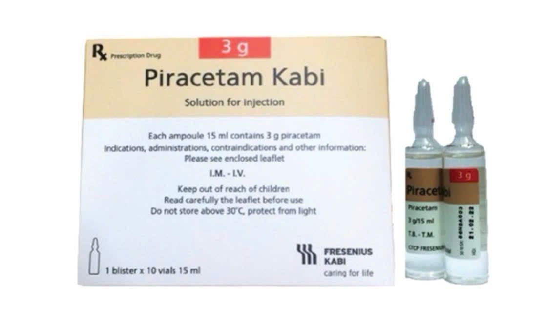 Piracetam 3G chích h/10 ống 15ml