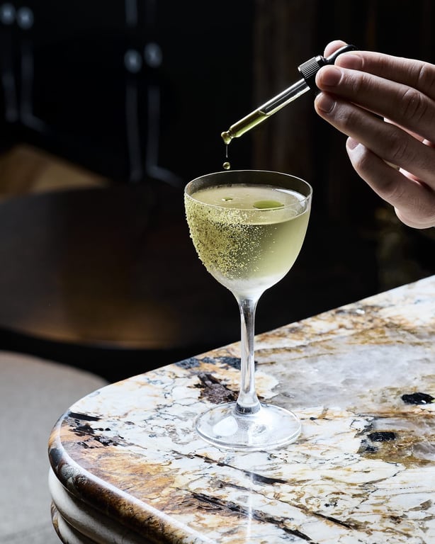Cocktail Dolce Oliva au Bar Casa, Bordeaux