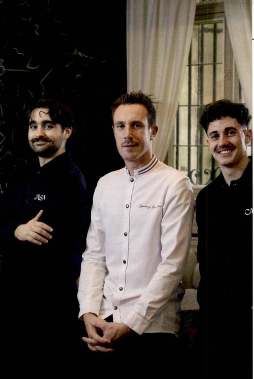 Paulin Dimulle, Jérémy Lauilhé et Vincent Mirambert au Bar Casa