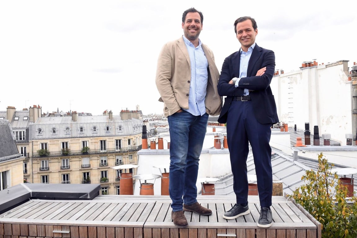 Julien Kiefer et Brice de Puymorin, fondateurs de Maisons Ginto