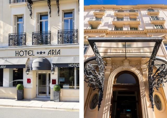 Les hôtels Aria et Vendôme à Nice