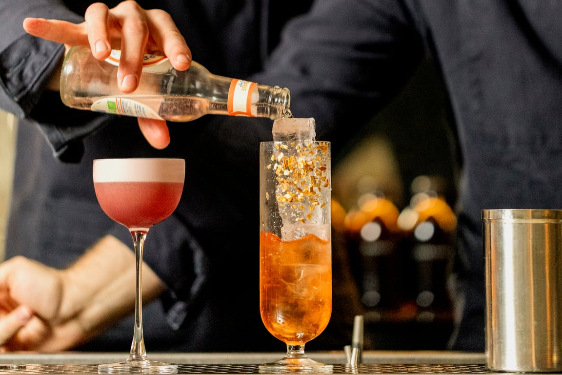Cocktails préparés au Bar Casa à Bordeaux