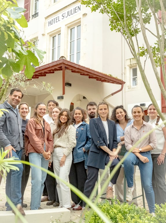 The team at Hôtel Saint-Julien in Biarritz