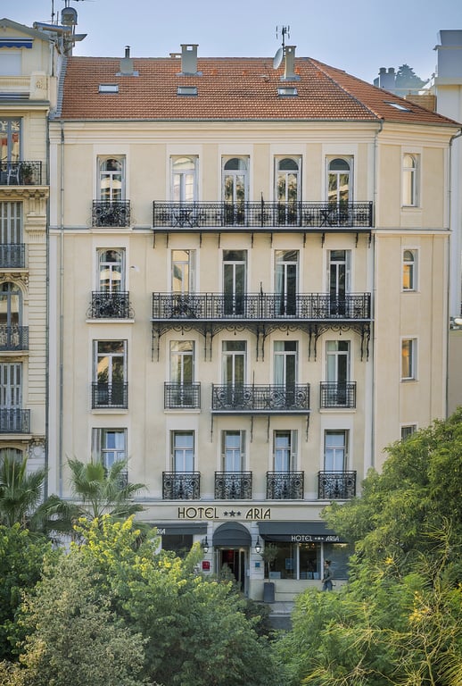 Façade de la maison Aria à Nice