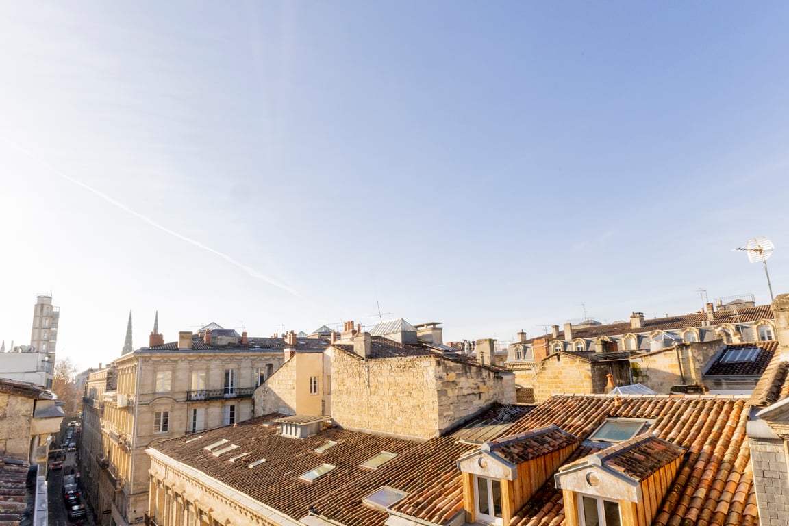 Grand Hôtel Français, Bordeaux: view over the rooftops of Bordeaux