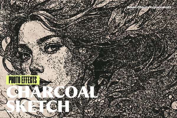 Charcoal Sketch Photo Effect