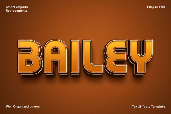 Bailey Text Effect