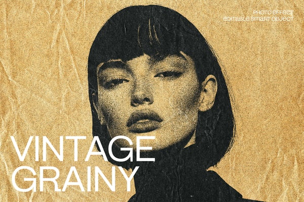 Vintage Grainy Photo Effect