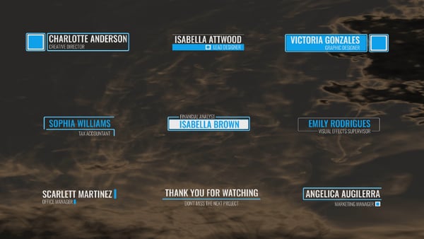Animation Lower Thirds for DaVinci Resolve.