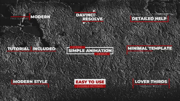 Lower Thirds Flickering Text Effect in DaVinci Resolve.