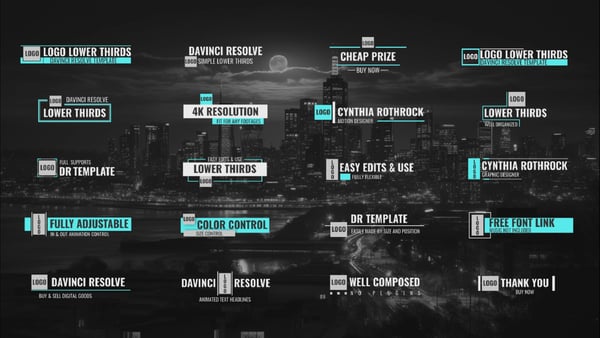 Lower Thirds with Logo