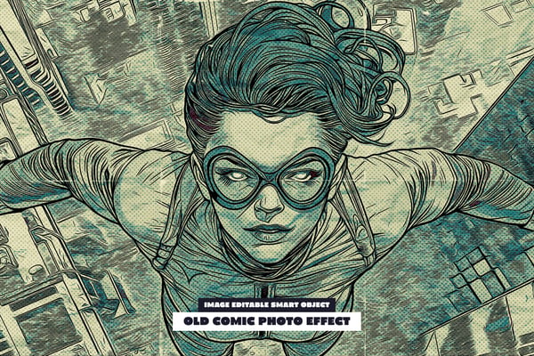 Old Comic Photo Effect