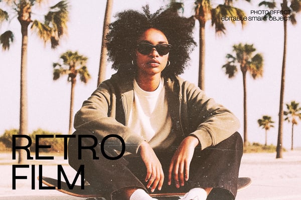 Retro Film Photo Effect