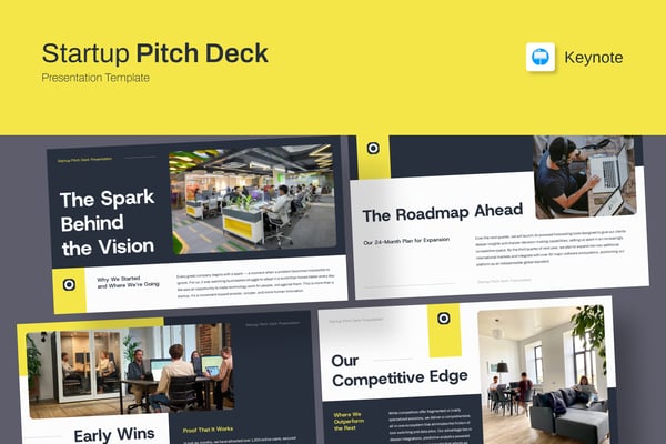 Startup Pitch Deck Keynote Template