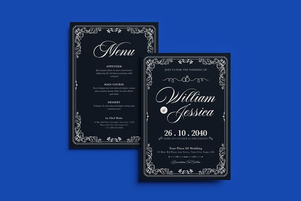 Eleganism Wedding Invitation Template