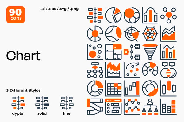 Chart Icon Set