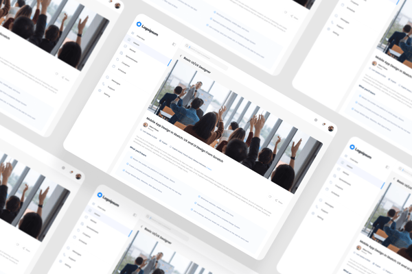 Online Course Dashboard UI Kit