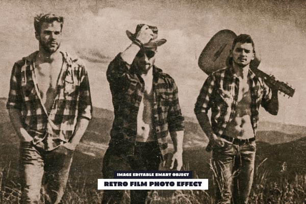 Retro Film Photo Effect