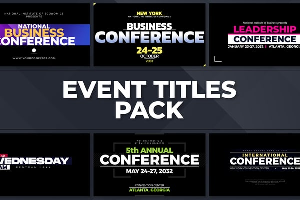 Event Titles Pack