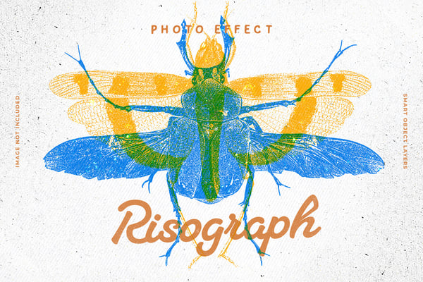 Risograph Photo Effect