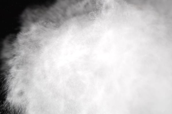 Cloud of tiny dust particles 4K. Video in loop.
