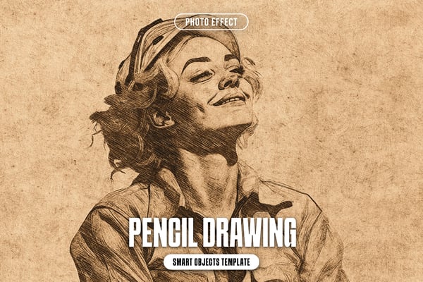Pencil Drawing Photo Effect