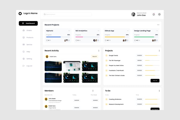 Task Management Dashboard UI Kit