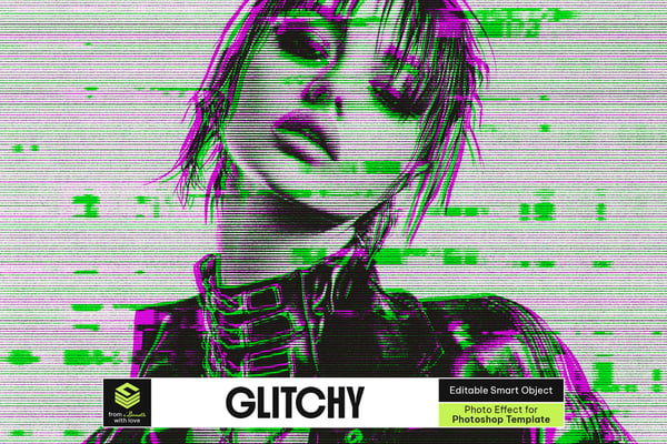 Glitchy Photo Effect