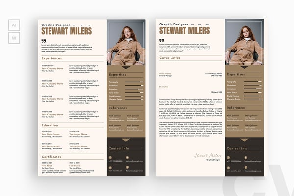 Minimal Style Resume CV
