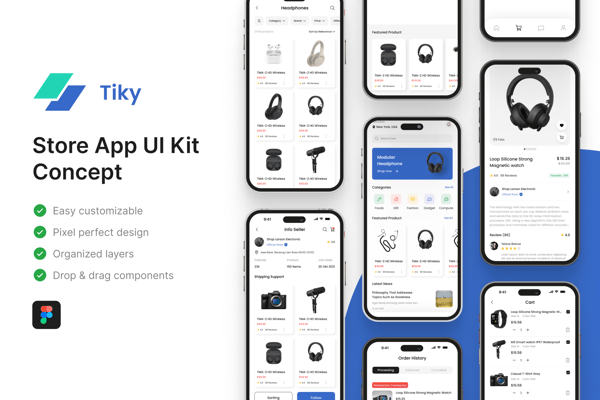 Tiky - Store App UI Kit