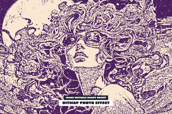 Bitmap Photo Effect