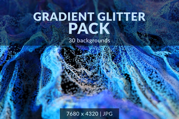 Gradient Glitter Backgrounds Pack