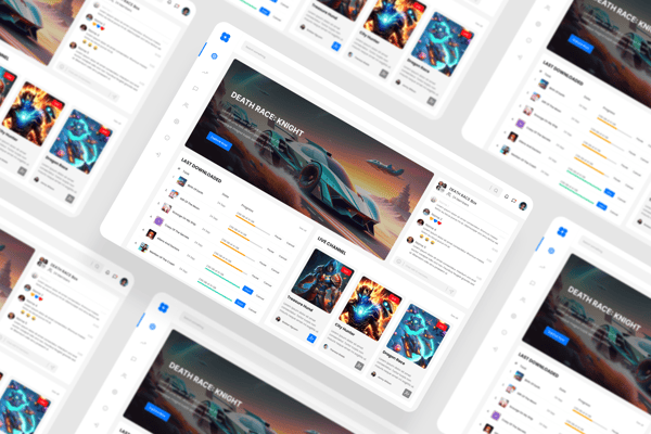 Games Dashboard UI Kit