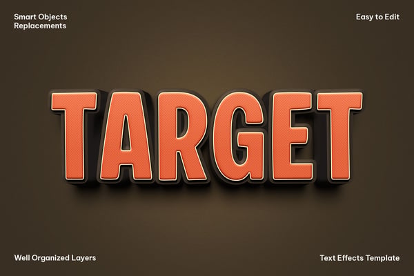 Target Text Effect