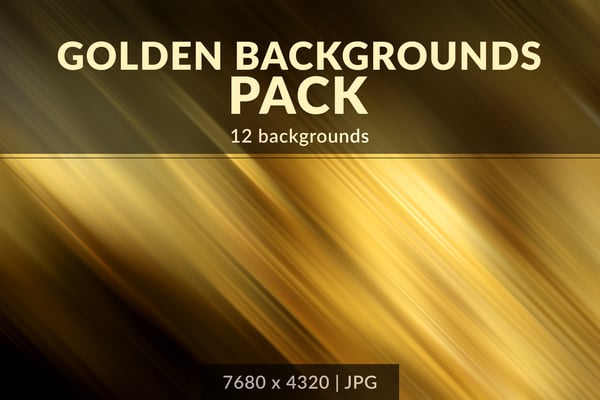 Golden Abstract Backgrounds Pack