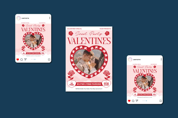 Valentines Party Flyer