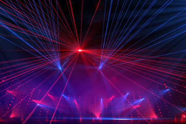 Red Laser Stage | Video In Loop