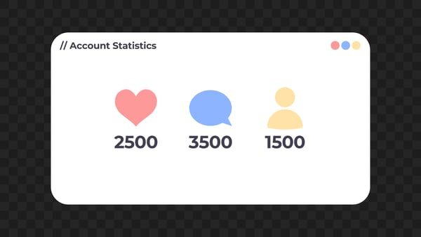 Social Media Account Statistics Counter