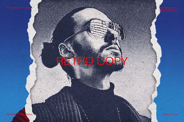 Retro Copy Photo Effect