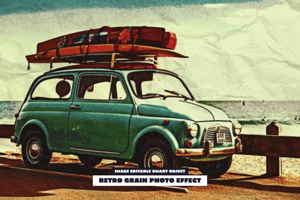 Retro Grain Photo Effect
