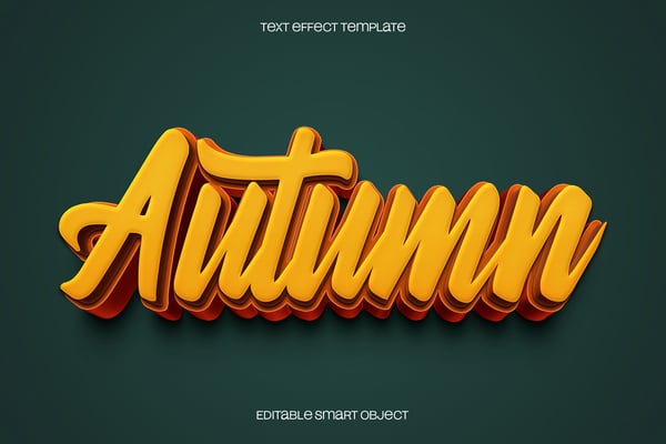 Autumn Text Effect